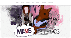 Desktop Screenshot of meusdelirios.com